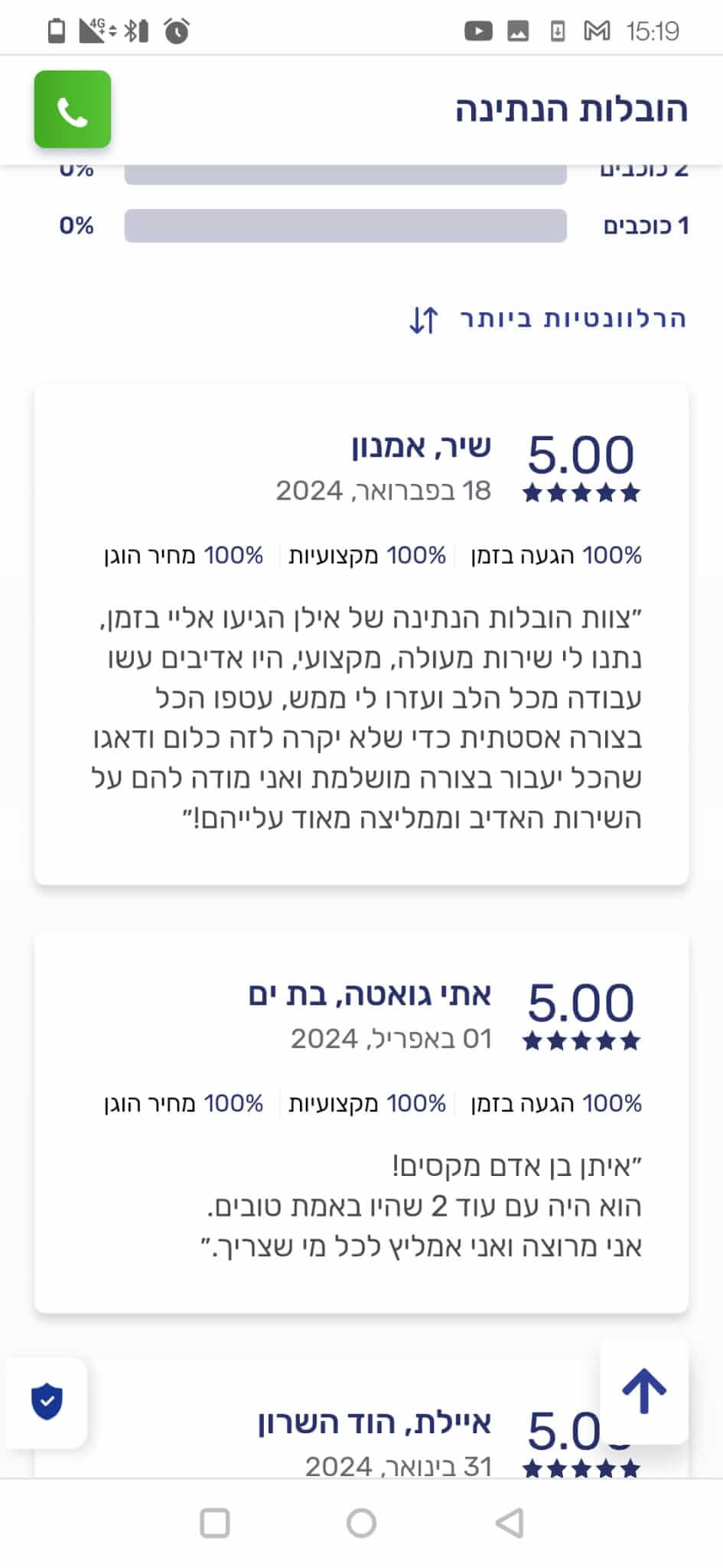 באנר הובלות הנתינה