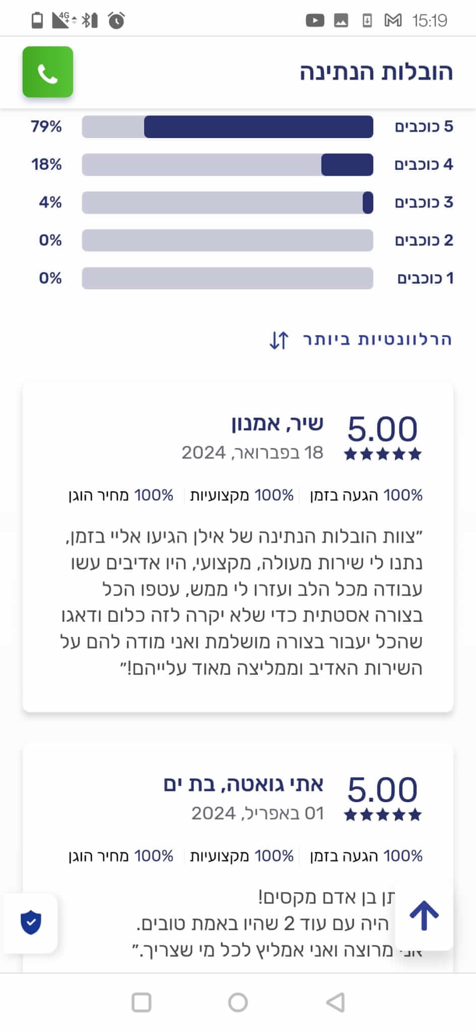 באנר הובלות הנתינה